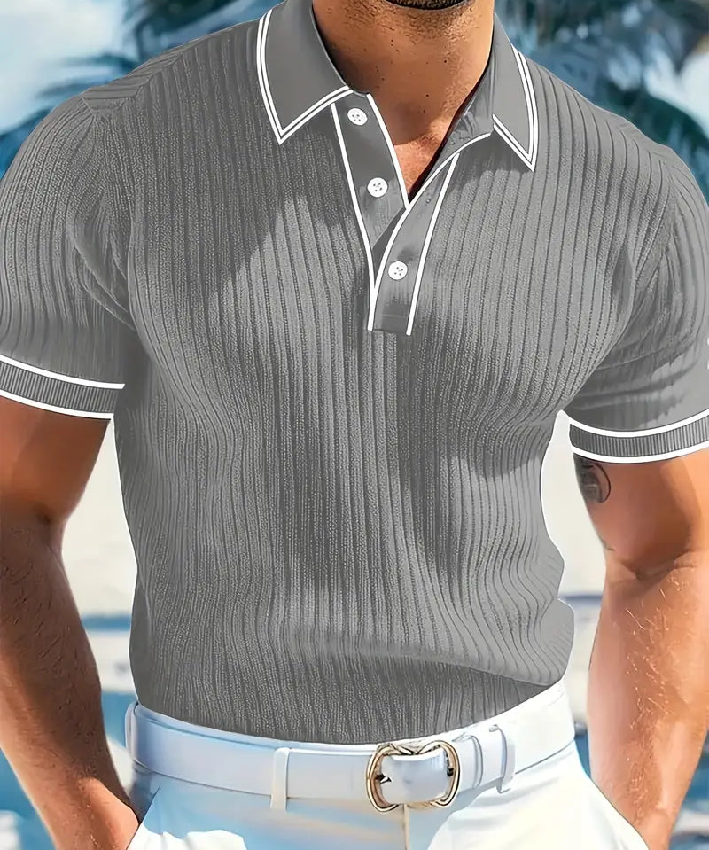 Валел - Елегантно поло с къси ръкави