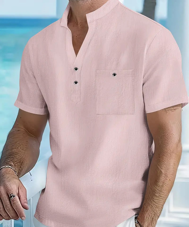 Богкор - Риза с къс ръкав и копчета