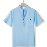 Богкор - Риза с къс ръкав и копчета