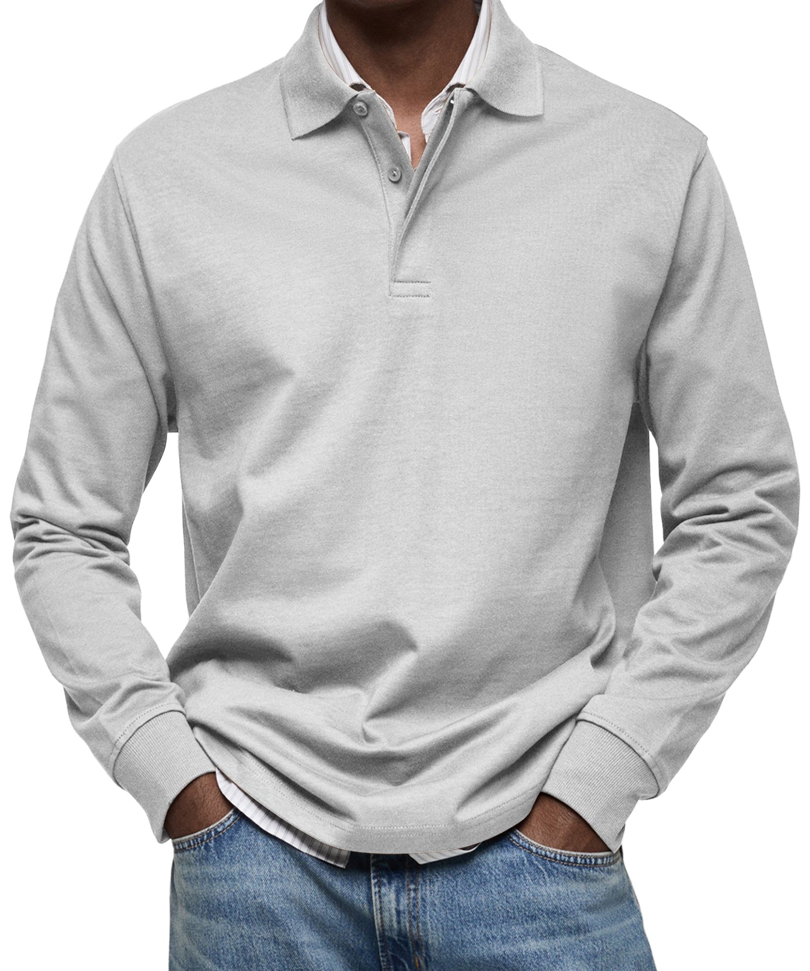 Богил - поло риза с дълъг ръкав