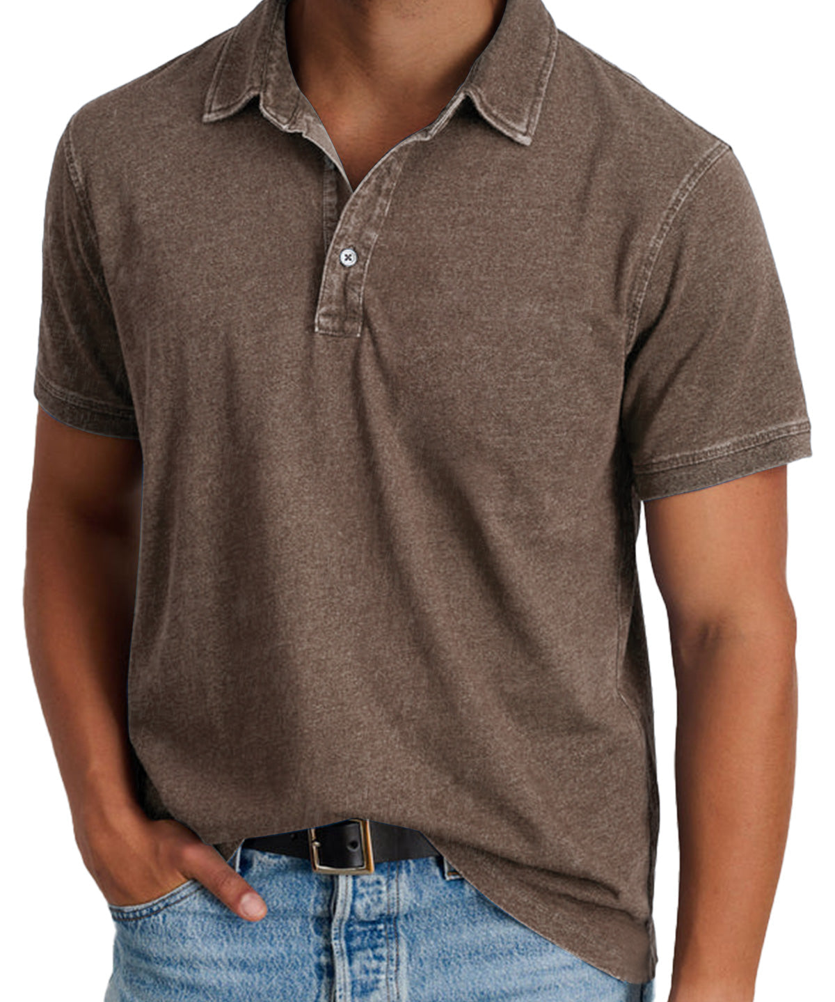 Борбог - Мъжка поло риза с къс ръкав