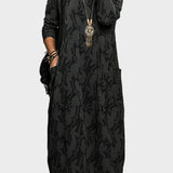 Доралина - Свободна рокля от тюл с кръгло деколте