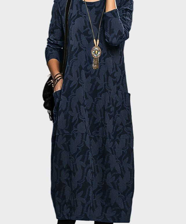 Доралина - Свободна рокля от тюл с кръгло деколте