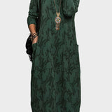 Доралина - Свободна рокля от тюл с кръгло деколте