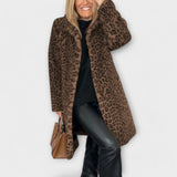 Флора - Палто с леопардов принт