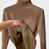 Адара - Мек пуловер с висока яка