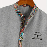 Боглев - Риза с къс ръкав и детайли на деколтето