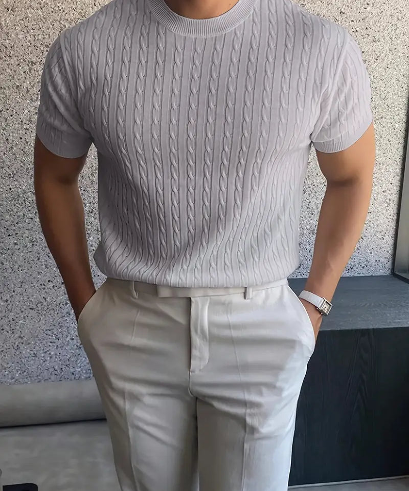 Борели - Пуловер с къс ръкав