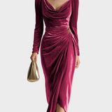 Еделина - Елегантна миди рокля