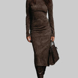 Вида - Миди сукня от велур Фросина