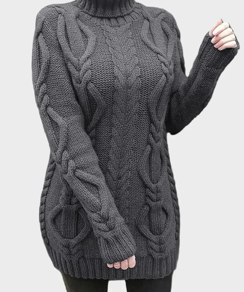 Аелита – Пуловер с висока яка
