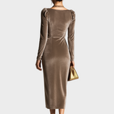 Еделина - Елегантна миди рокля