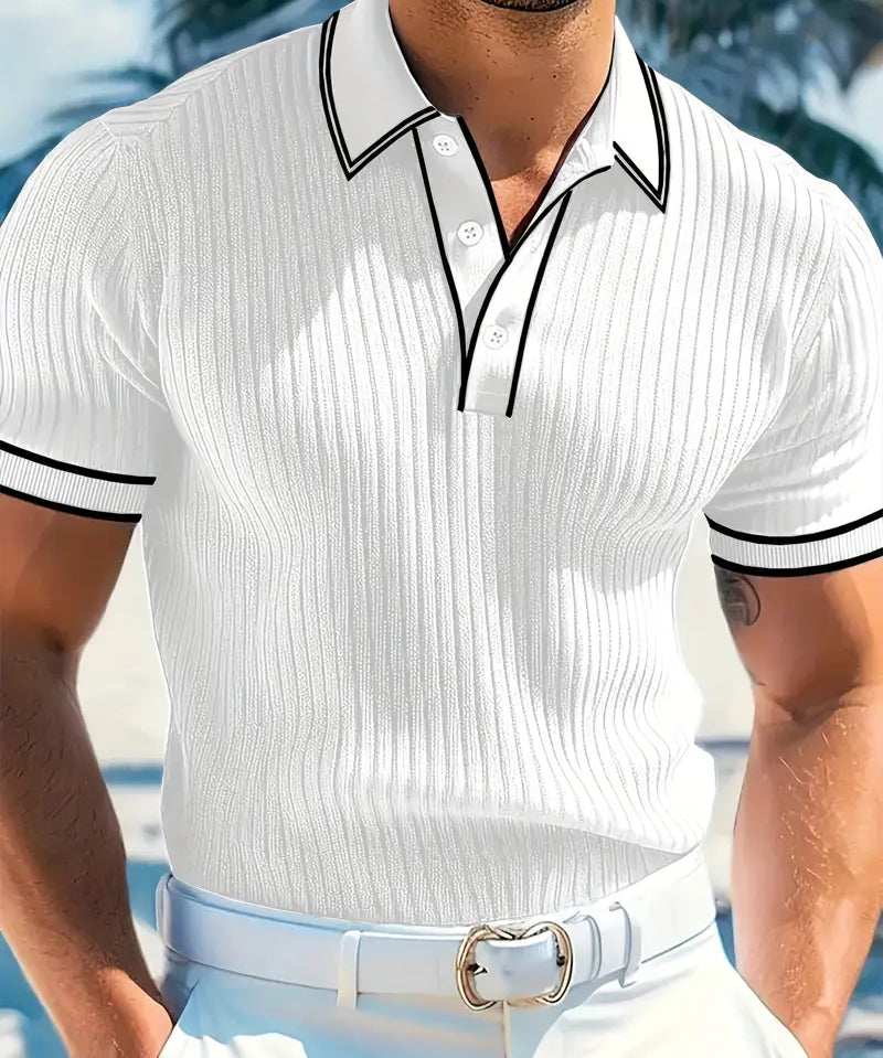 Валел - Елегантно поло с къси ръкави