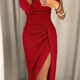 Гинка – Бляскава дълга рокля