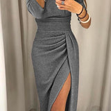 Гинка – Бляскава дълга рокля