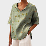 Златена - Елегантен ленен шал