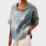 Златена - Елегантен ленен шал