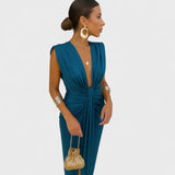 Муза - Рокля с отворено деколте