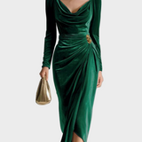 Еделина - Елегантна миди рокля