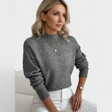 Флорелия - Пуловер с висока яка