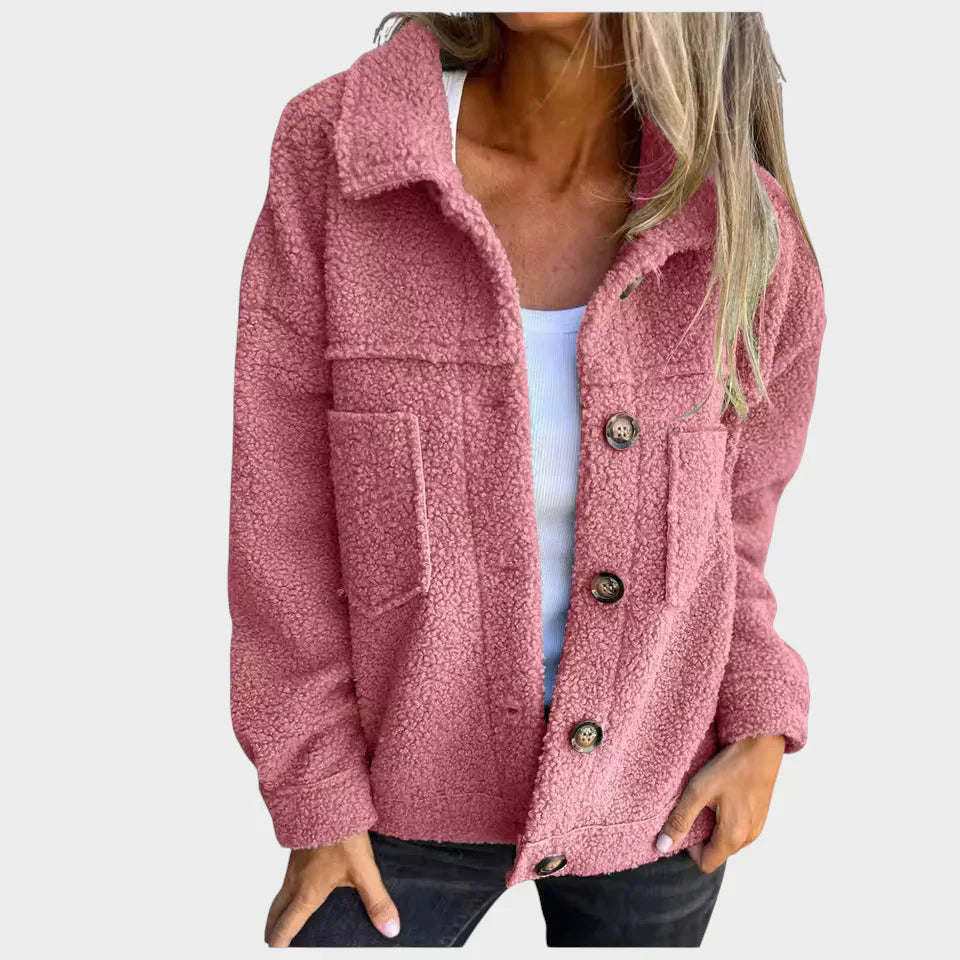 Разина - меко поларено яке с копчета