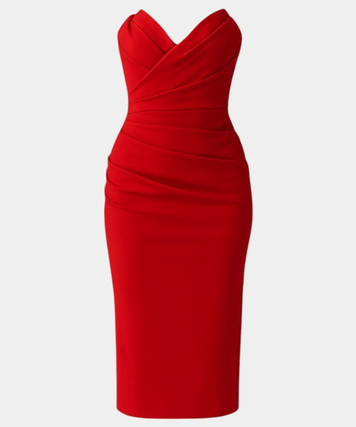 Емина - Рокля без презрамки и гръб