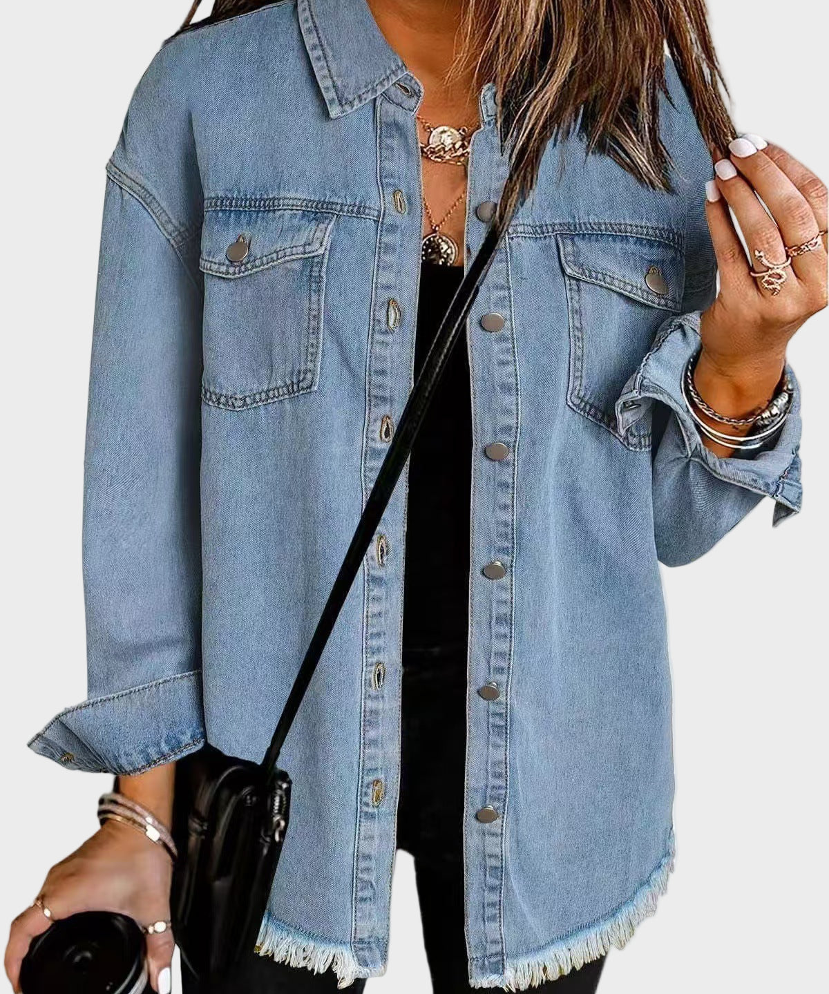 Веда - Класическо ежедневно дънково яке