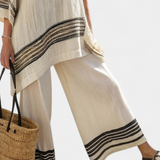 Серана - Комплект от раирани панталони и тениска