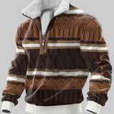 Валсар – Суитшърт с цип, висока яка и кожена подплата