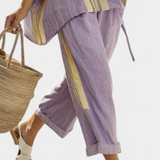 Самара - Комплект от раирани панталони и тениска