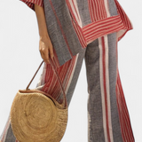 Славея - Комплект от раирани панталони и тениска