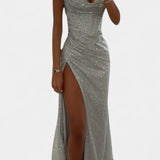 Еника - Рокля с прилепнали презрамки и спагети