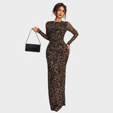 Диелина - Макси рокля с дълги ръкави