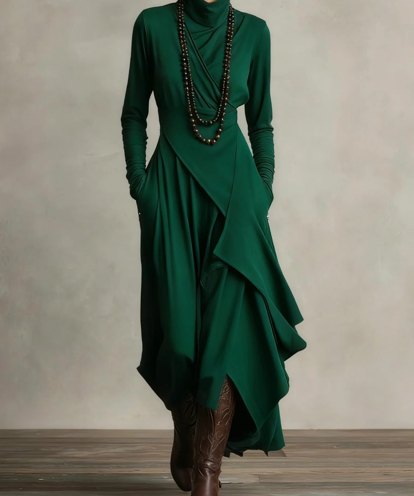 Ганка – Макси рокля от трико