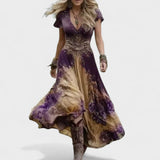 Дарела - Флорална, прилепнала и ефирна рокля