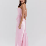 Ермила - Макси рокля с драпирана презрамка