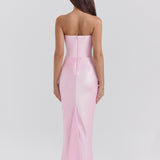 Ермила - Макси рокля с драпирана презрамка