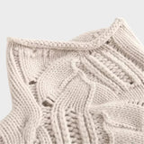 Агния – Кашмирена плетка с плетен модел