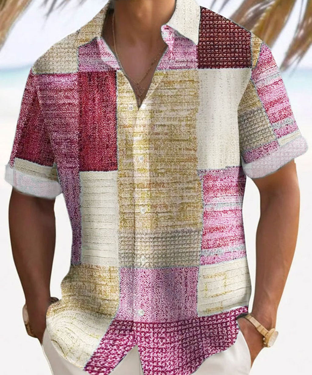 Богрил - Лятна риза с геометричен десен