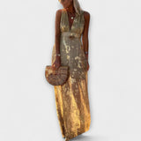 Илина - Рокля с V-образно деколте