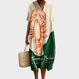 Лейла - Артистична ежедневна рокля