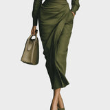 Драга - Елегантна двустранна рокля