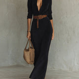 Дана – Макси рокля от велур - Макси рокля от велур