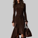 Аурелия - Облекло миди от велур