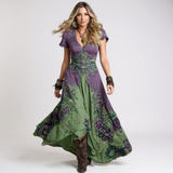 Дарела - Флорална, прилепнала и ефирна рокля