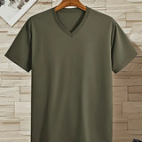 Валвел - Тениска с къс ръкав и V-образно деколте