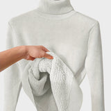 Адара - Мек пуловер с висока яка