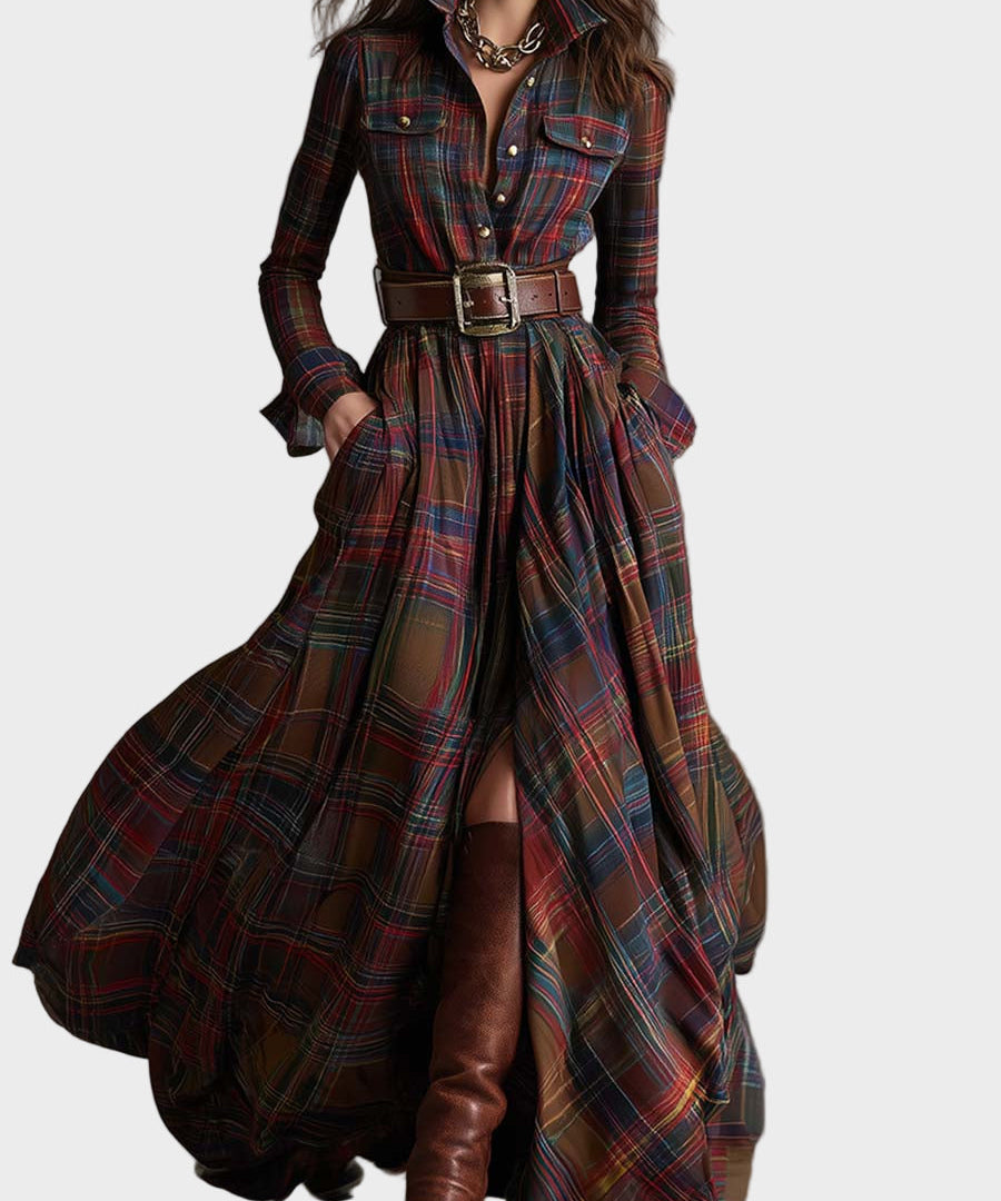 Добромира - Рокля-риза с колан