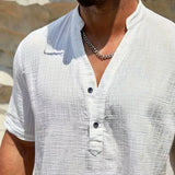 Богпре -Лятна риза с V-образно деколте