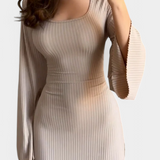 Живана - Плетена рокля с колан